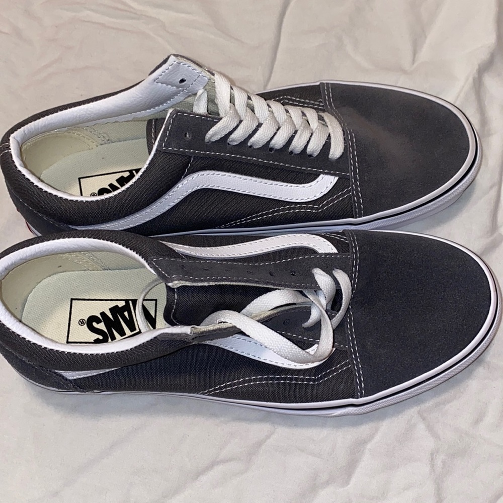 Grey old school vans